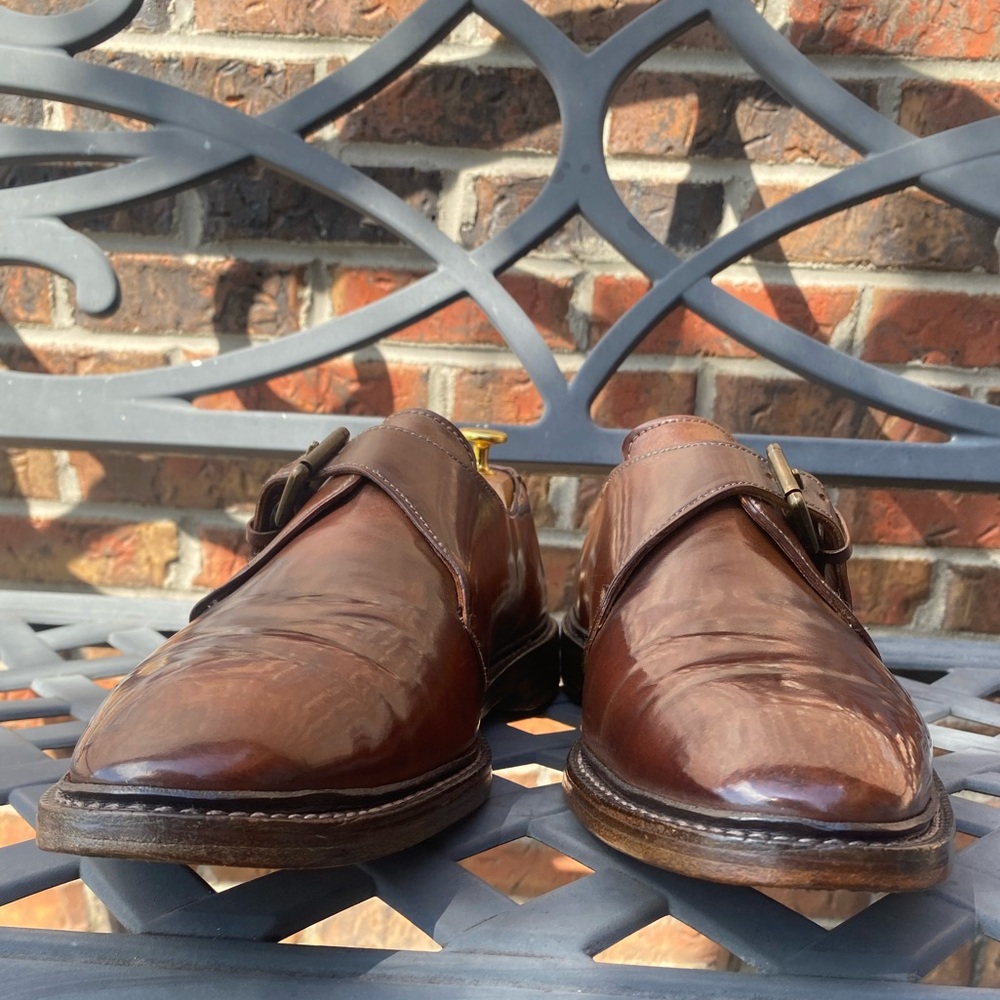 Allen Edmonds Norwhich Shell Cordovan monk strap 13E